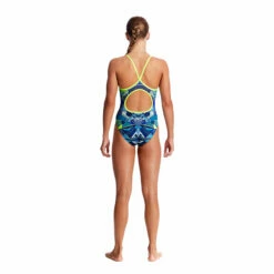 Funkita - Sea Wolf - Girls Diamond Back One Piece -UK Swimsuit Sales 2024 funkita sea wolf girls diamond back one piece 3