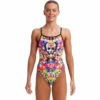 Funkita - Skull Garden - Girls Single Strap One Piece -UK Swimsuit Sales 2024 funkita skull garden girls single strap one piece 0