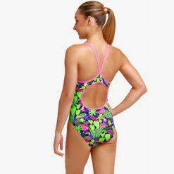Funkita - Sloth Slumber - Girls Diamond Back One Piece -UK Swimsuit Sales 2024 funkita sloth slumber girls diamond back one piece 4