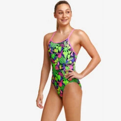 Funkita - Sloth Slumber - Girls Diamond Back One Piece -UK Swimsuit Sales 2024 funkita sloth slumber girls diamond back one piece 5