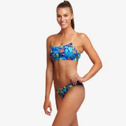 Funkita - Slothed - Ladies Swim Crop Top -UK Swimsuit Sales 2024 funkita slothed ladies swim crop top 5