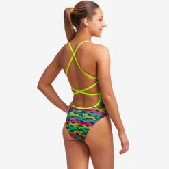 Funkita - Speed Cheat - Girls Eco Strapped In One Piece -UK Swimsuit Sales 2024 funkita speed cheat girls eco strapped in one piece 4