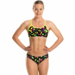 Funkita - Splatter Attack - Girls Racerback Two Piece -UK Swimsuit Sales 2024 funkita splatter attack racerback girls two piece 4