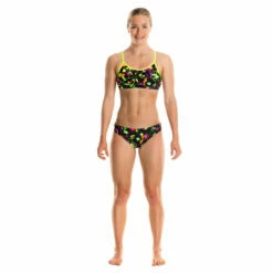 Funkita - Splatter Attack - Girls Racerback Two Piece -UK Swimsuit Sales 2024 funkita splatter attack racerback girls two piece 5