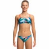 Funkita - Split Scene - Girls Criss Cross Two Piece -UK Swimsuit Sales 2024 funkita split scene criss cross two piece girls bikini 1
