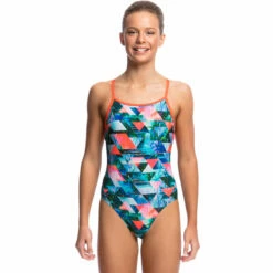 Funkita - Split Scene - Girls Diamond Back One Piece