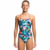 Funkita - Split Scene - Girls Tie Me Tight One Piece -UK Swimsuit Sales 2024 funkita split scene girls tie me tight one piece 1