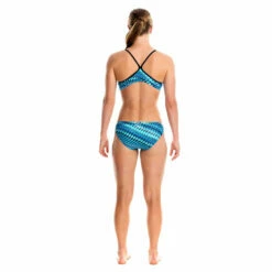 Funkita - Static Blur - Girls Racerback Two Piece -UK Swimsuit Sales 2024 funkita static blur girls bikini racer back two piece 3