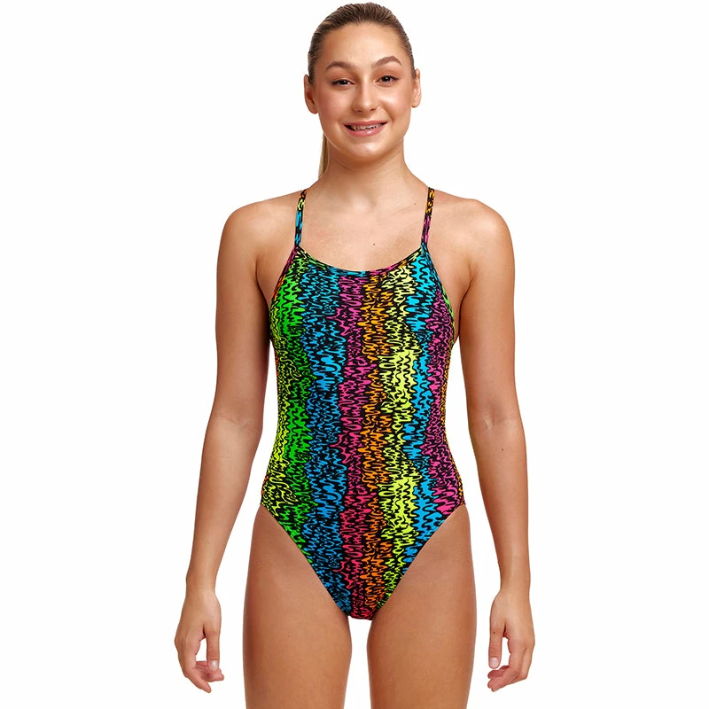 Funkita - Sunset West - Girls Eco Single Strap One Piece 3 Funkita - Sunset West - Girls Eco Single Strap One Piece