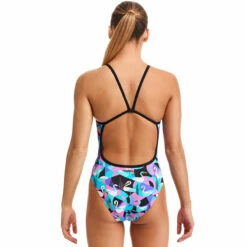 Funkita - Swan Around - Girls Eco Single Strap One Piece -UK Swimsuit Sales 2024 funkita swan around girls eco single strap one piece 3