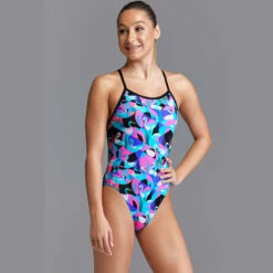 Funkita - Swan Around - Girls Eco Single Strap One Piece -UK Swimsuit Sales 2024 funkita swan around girls eco single strap one piece 5