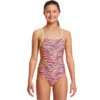 Funkita - Swerve Up - Girls Eco Diamond Back One Piece -UK Swimsuit Sales 2024 funkita swerve up girls eco diamond back one piece 1