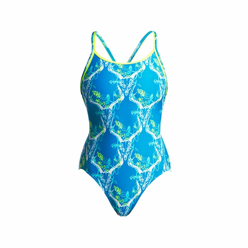 Funkita - Thirsty Cow - Ladies Diamond Back One Piece 4 Funkita - Thirsty Cow - Ladies Diamond Back One Piece - Image 2