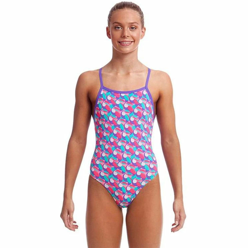 Funkita - Tou Tou - Girls Eco Tie Me Tight One Piece 3 Funkita - Tou Tou - Girls Eco Tie Me Tight One Piece