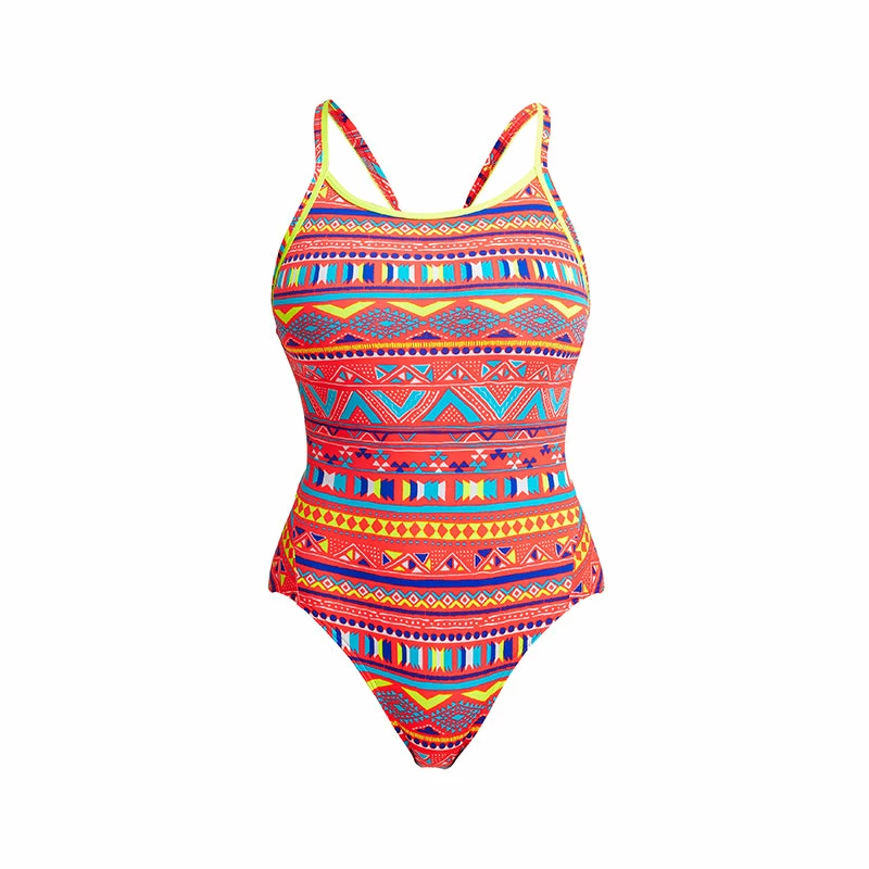 Funkita - Tribe Vibe - Ladies Diamond Back One Piece 4 Funkita - Tribe Vibe - Ladies Diamond Back One Piece - Image 2