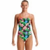 Funkita - Tropic Rocket - Girls Tie Me Tight One Piece -UK Swimsuit Sales 2024 funkita tropic rocket girls tie me tight one piece 1