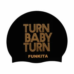 Funkita - Turn Baby Turn Gold - Silicone Swimming Hat