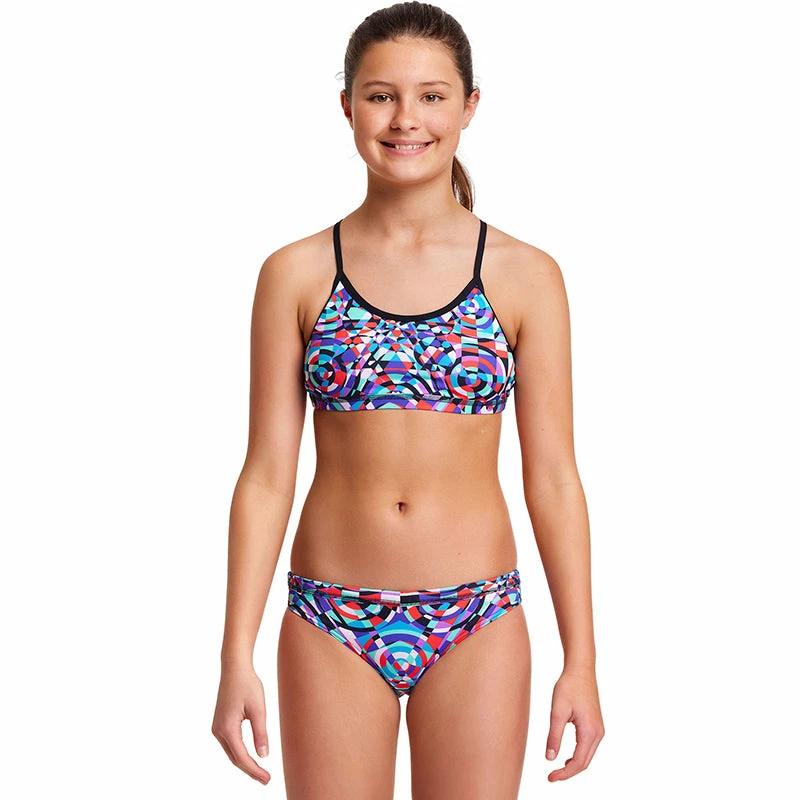 Funkita - Video Star - Girls Racerback Two Piece 3 Funkita - Video Star - Girls Racerback Two Piece