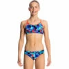 Funkita - Vincent Van Funk - Girls Racerback Two Piece -UK Swimsuit Sales 2024 funkita vincent van funk bikini racerback two piece