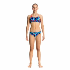 Funkita - Vincent Van Funk - Girls Racerback Two Piece -UK Swimsuit Sales 2024 funkita vincent van funk bikini racerback two piece 4