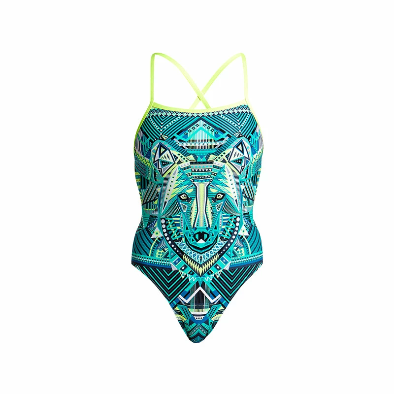 Funkita - Wear Wolf - Ladies Strapped In One Piece 4 Funkita - Wear Wolf - Ladies Strapped In One Piece - Image 2