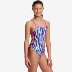 Funkita - Wing Tips - Girls Eco Diamond Back One Piece -UK Swimsuit Sales 2024 funkita wing tips girls eco diamond back one piece 5