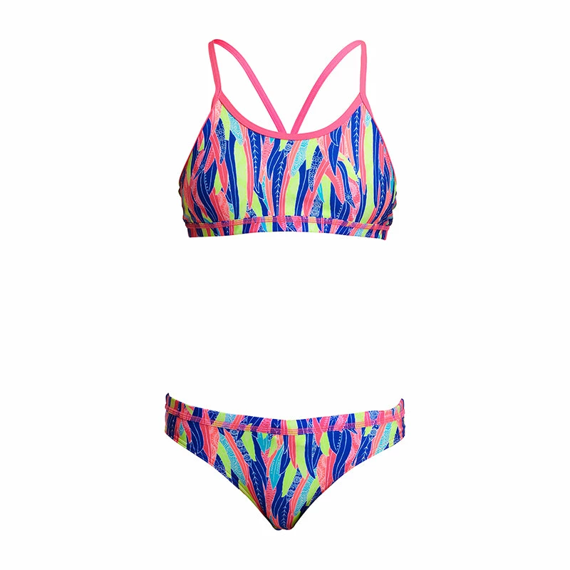 Funkita - Wing Tips - Girls Eco Racerback Two Piece 4 Funkita - Wing Tips - Girls Eco Racerback Two Piece - Image 2