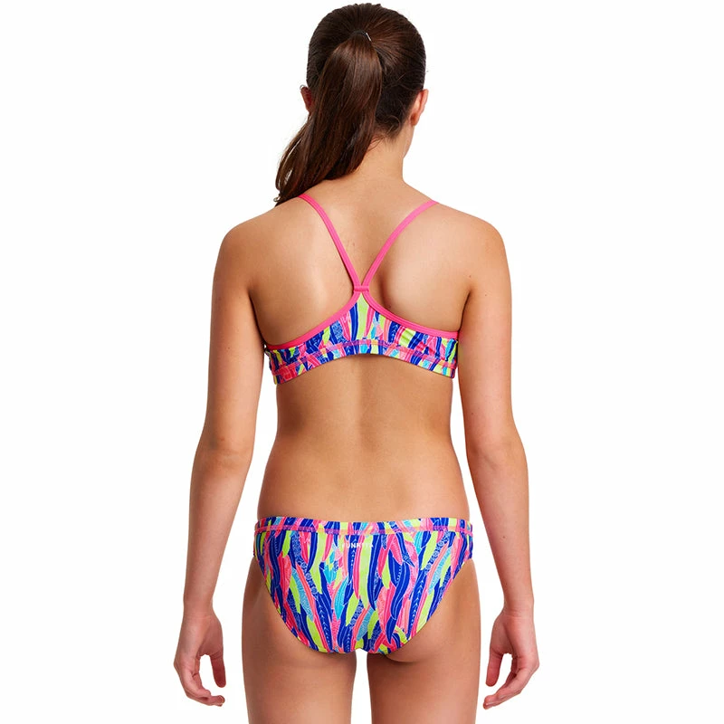Funkita - Wing Tips - Girls Eco Racerback Two Piece 5 Funkita - Wing Tips - Girls Eco Racerback Two Piece - Image 3