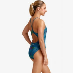 Funkita - Wires Crossed - Girls Diamond Back One Piece -UK Swimsuit Sales 2024 funkita wires crossed girls diamond back one piece 4