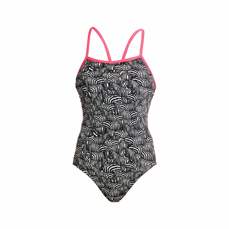 Funkita - Zebra Crossing - Ladies Eco Single Strap One Piece 4 Funkita - Zebra Crossing - Ladies Eco Single Strap One Piece - Image 2