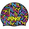 Funky - Brand Galaxy - Silicone Swimming Cap -UK Swimsuit Sales 2024 funky brand galaxy silicone swimming cap