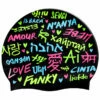 Funky - Love Funky - Silicone Swimming Cap -UK Swimsuit Sales 2024 funky love funky silicone swimming cap