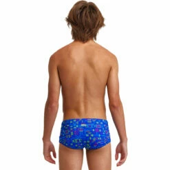 Funky Trunks - Backed Up - Boys Eco Sidewinder Trunks -UK Swimsuit Sales 2024 funky trunks backed up boys eco sidewinder trunks 3