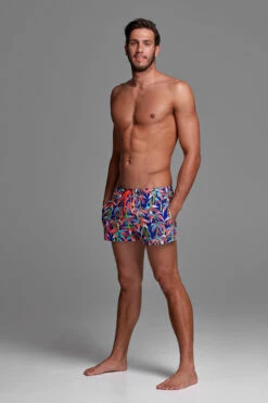 Funky Trunks - BamBamBoo - Mens Shorty Shorts Short -UK Swimsuit Sales 2024 funky trunks bambamboo mens shorty shorts short 4