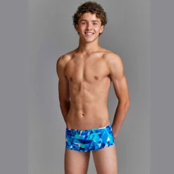 Funky Trunks - Bashed Blue - Boys Sidewinder Trunks -UK Swimsuit Sales 2024 funky trunks bashed blue boys sidewinder trunks 4