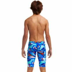 Funky Trunks - Battle Blue - Boys Training Jammers -UK Swimsuit Sales 2024 funky trunks battle blue boys training jammers 3