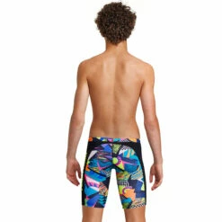 Funky Trunks - Bel Air Beats - Boys Training Jammers -UK Swimsuit Sales 2024 funky trunks bel air beats boys training jammers 4