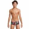 Funky Trunks - Black Blades - Boys Sidewinder Trunks -UK Swimsuit Sales 2024 funky trunks black blades boys sidewinder trunks 1