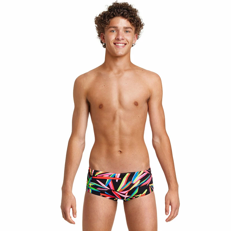 Funky Trunks - Black Blades - Boys Sidewinder Trunks 3 Funky Trunks - Black Blades - Boys Sidewinder Trunks