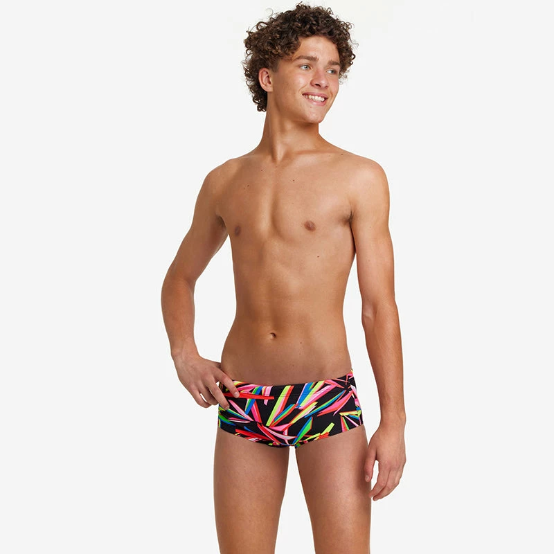Funky Trunks - Black Blades - Boys Sidewinder Trunks 6 Funky Trunks - Black Blades - Boys Sidewinder Trunks - Image 4