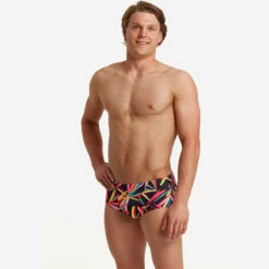 Funky Trunks - Black Blades - Mens Classic Trunks -UK Swimsuit Sales 2024 funky trunks black blades mens classic trunks 4