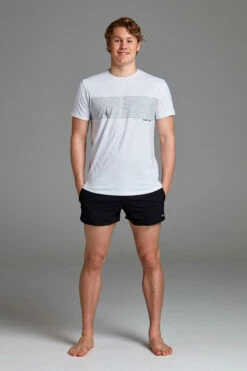 Funky Trunks - Black Line Mens T-Shirt -UK Swimsuit Sales 2024 funky trunks black line mens t shirt 5