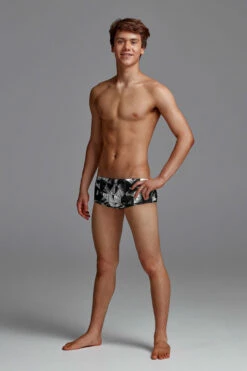 Funky Trunks - Black Tint - Boys Classic Trunks -UK Swimsuit Sales 2024 funky trunks black tint boys classic trunks 4