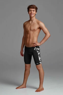 Funky Trunks - Black Tint - Boys Training Jammers 9 Funky Trunks - Black Tint - Boys Training Jammers -UK Swimsuit Sales 2024 funky trunks black tint boys training jammers 4