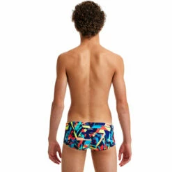 Funky Trunks - Blocked Bars - Boys Sidewinder Trunks -UK Swimsuit Sales 2024 funky trunks blocked bars boys sidewinder trunks 3