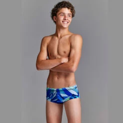 Funky Trunks - Blue Ascent - Boys Sidewinder Trunks -UK Swimsuit Sales 2024 funky trunks blue ascent boys sidewinder trunks 4