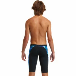 Funky Trunks - Blue Bars - Boys Training Jammers -UK Swimsuit Sales 2024 funky trunks blue bars boys training jammers 3