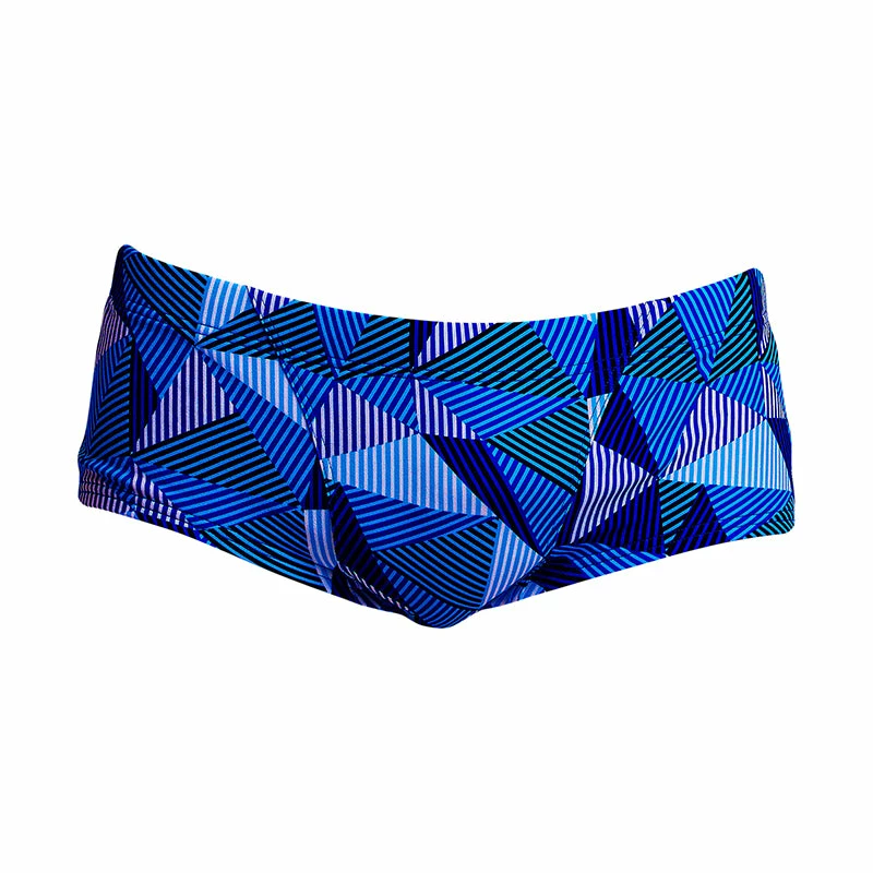 Funky Trunks - Blue Bars - Mens Classic Trunks 4 Funky Trunks - Blue Bars - Mens Classic Trunks - Image 2