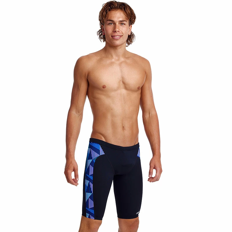 Funky Trunks - Blue Bars - Mens Training Jammers 3 Funky Trunks - Blue Bars - Mens Training Jammers