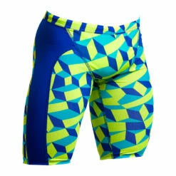 Funky Trunks - Blue Blockers - Mens Training Jammers -UK Swimsuit Sales 2024 funky trunks blue blockers mens training jammers 3